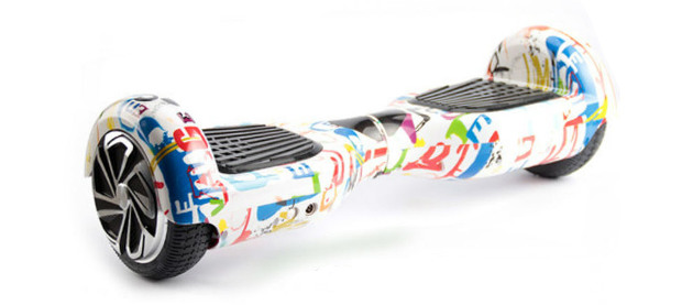 Flitzer Hoverboard Classic mit 6,5 Zoll und Graffiti-Look