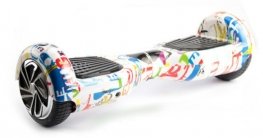 Flitzer Hoverboard Classic mit 6,5 Zoll und Graffiti-Look